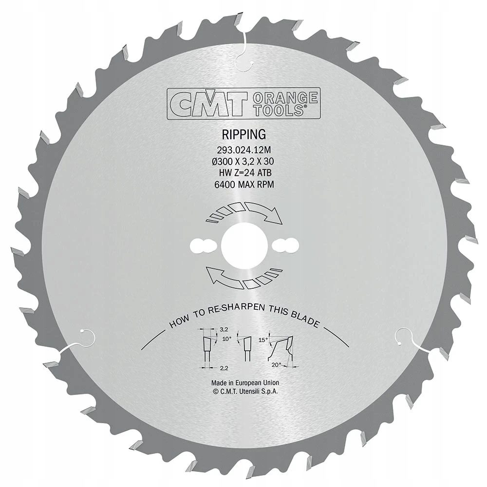 Tarcza do cięcia wzdłużnego drewna 350x35mm z=28 20° Cmt
