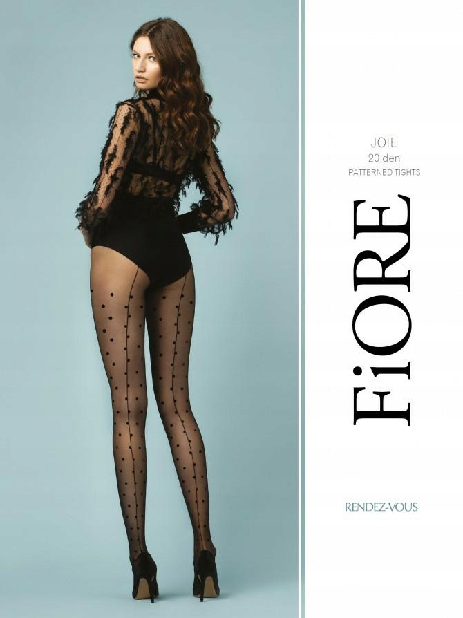 FIORE JOIE Rajstopy 20 DEN 2-S / black Marka Fiore