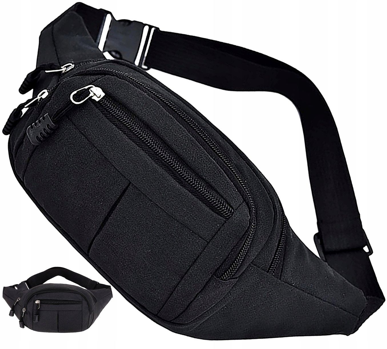 Nerka Męska Wodoodporna pojemna kieszeń na pasku