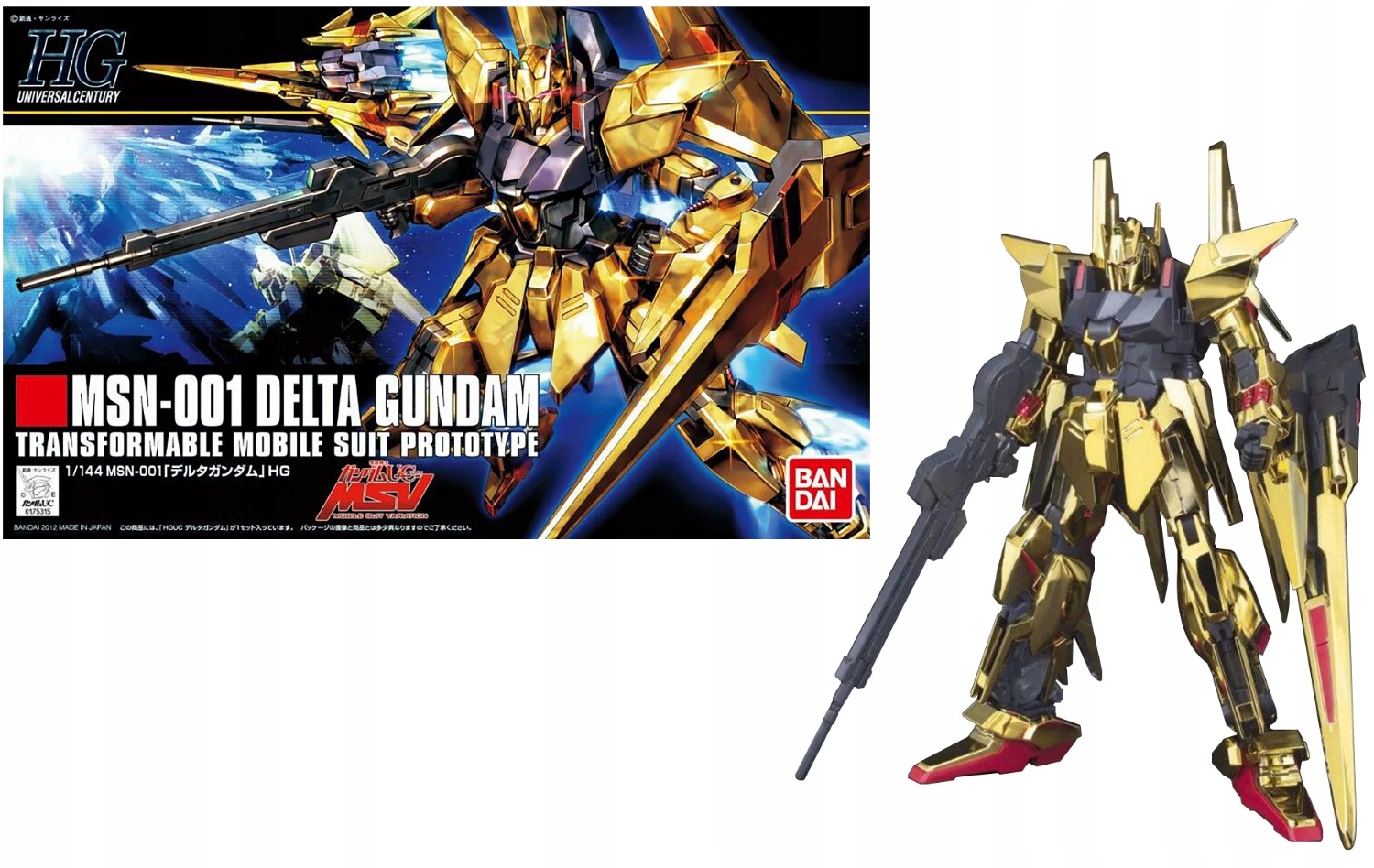 Gundam Hguc 1/144 Delta Gundam Modelářský set