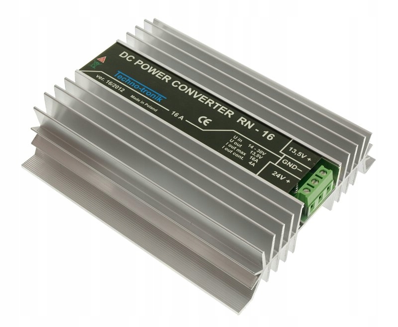 PRZETWORNICA REDUKTOR NAPIĘCIA 24V/12V RN-16 16A Marka Blow