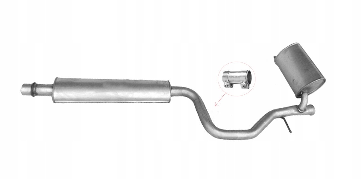 Peugeot 607 3.0 154 kW (2000-2004) Tlumič