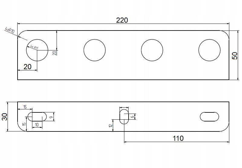 ZESTAW TABLICA 4x SZYBKOZLACZA GNIAZDA EURO M18 Part manufacturer Hydrolider