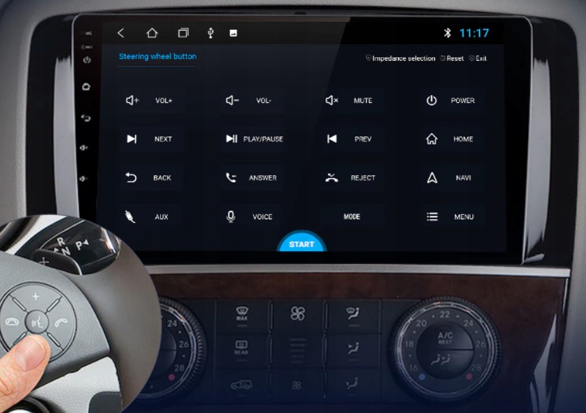 RADIO ANDROID MERCEDES BENZ KLASA R 2005-2017 GPS Komunikacja GPS Bluetooth Wi-Fi