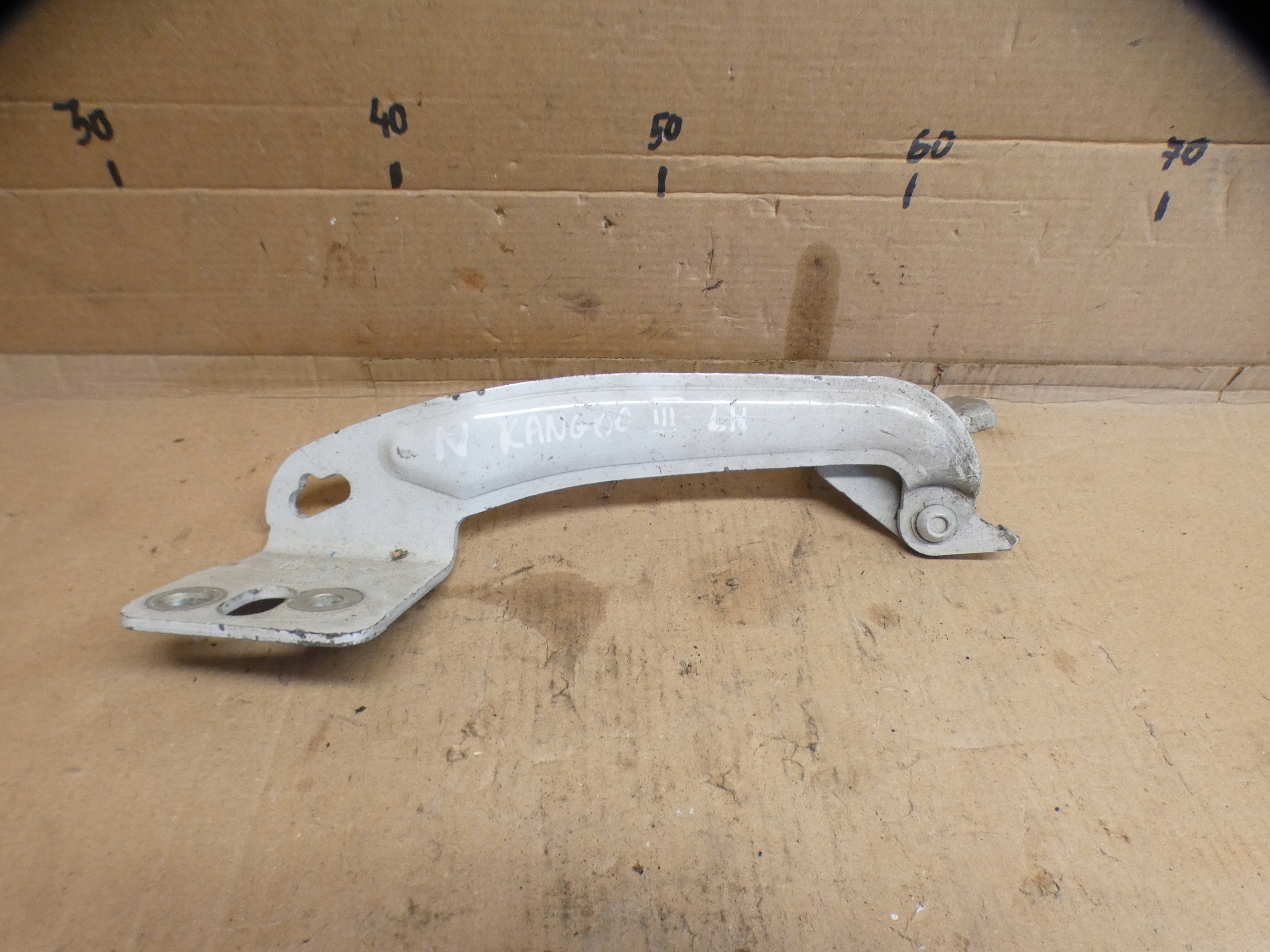 hinge bonnets front RENAULT KANGOO II Minivan KOMPLET SREBRNY