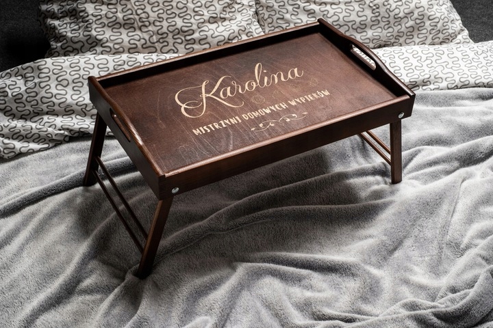 TACA ŚNIADANIOWA STOLIK ROZKŁADANY PREZENT GRAWER Kod producenta 1234