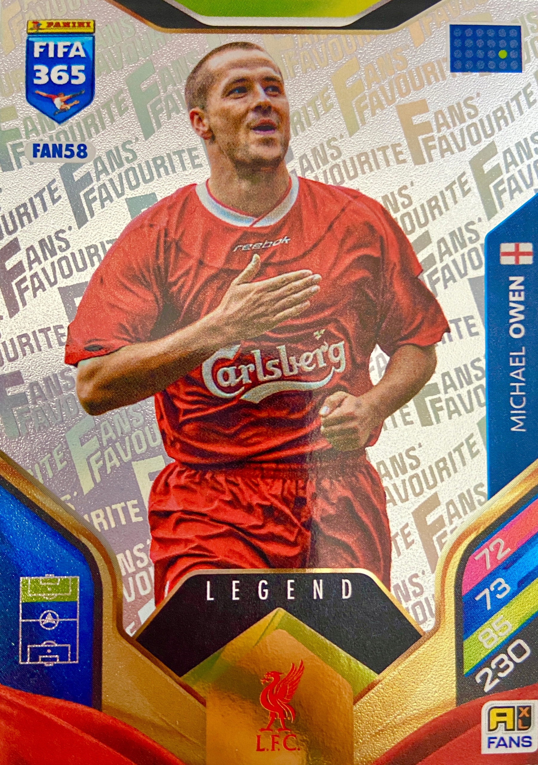 Fifa 365 2026 Fans Favourite Legend FAN58 Michael Owen Liverpool