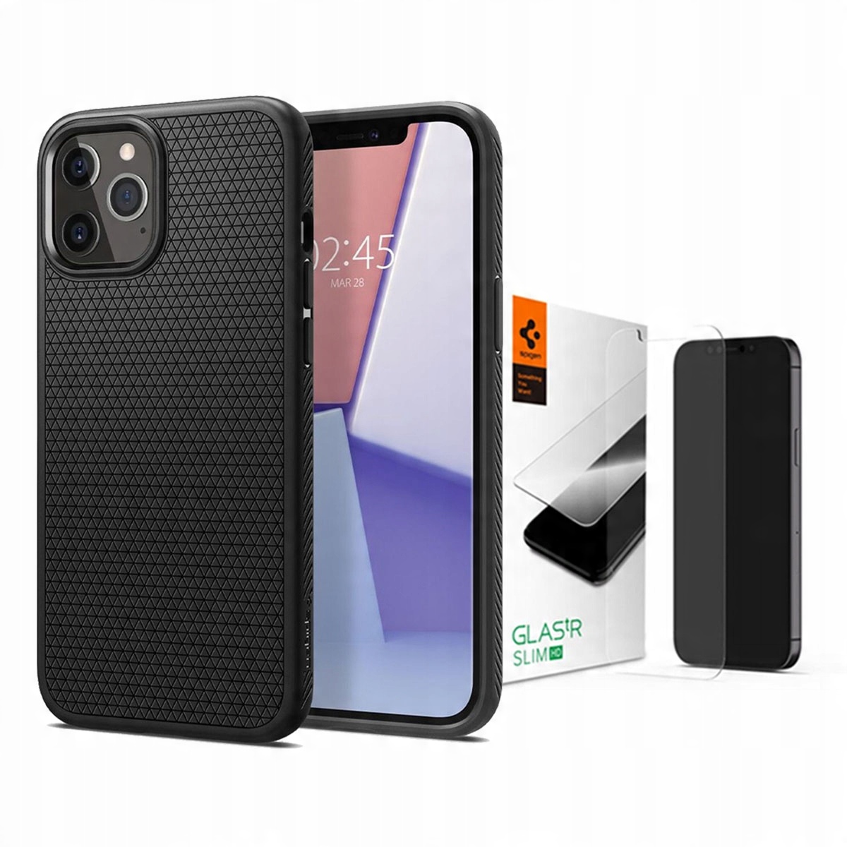

Spigen Etui Case Do Iphone 12/12 Pro +szkło Spigen