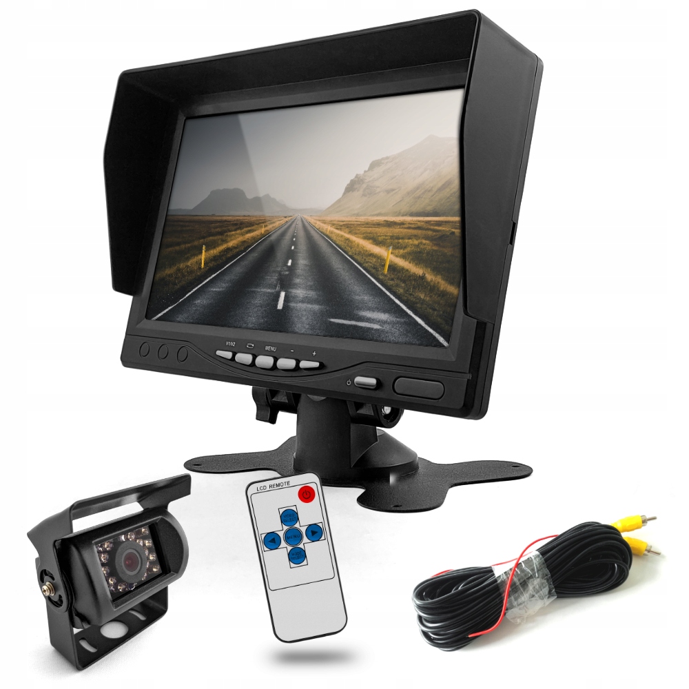 Monitor Ekran Bus Kamera Cofania bez Linii TIR IR