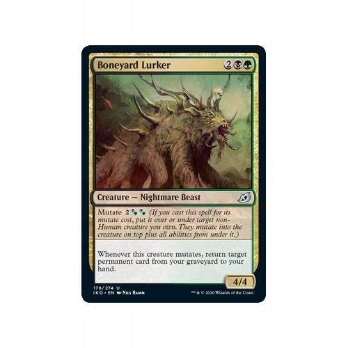 Mtg 4x Boneyard Lurker (Uncommon)
