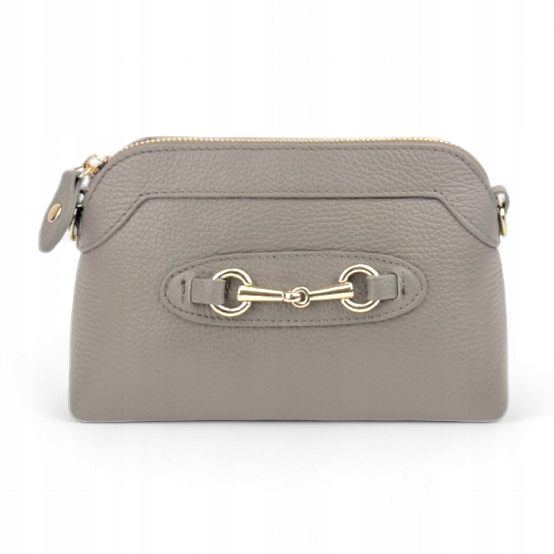 Dámská kabelka z přírodní kůže Indigo Šedá