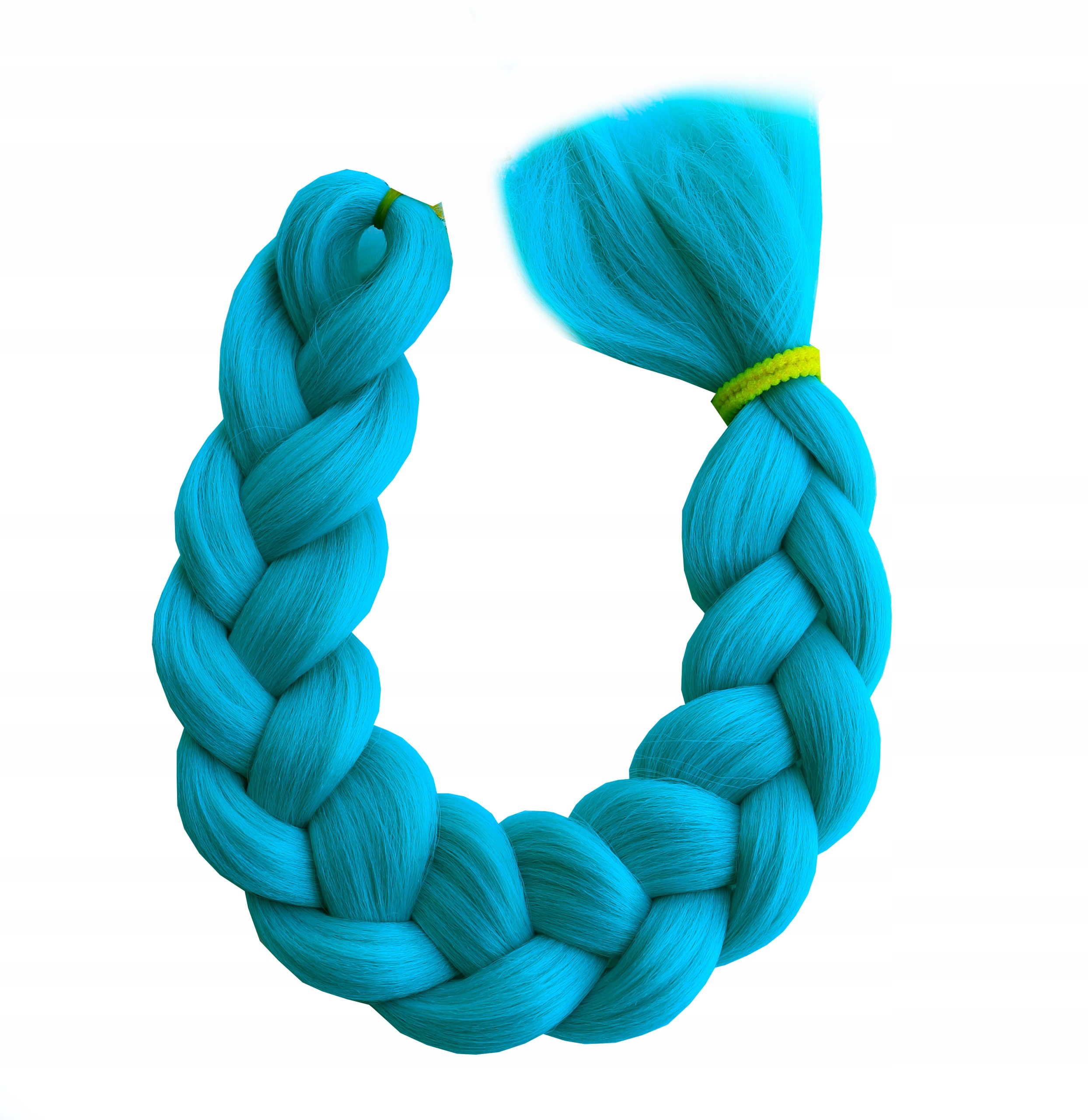 Włosy Syntetyczne Warkoczyki PROSTE TURKUS 5127