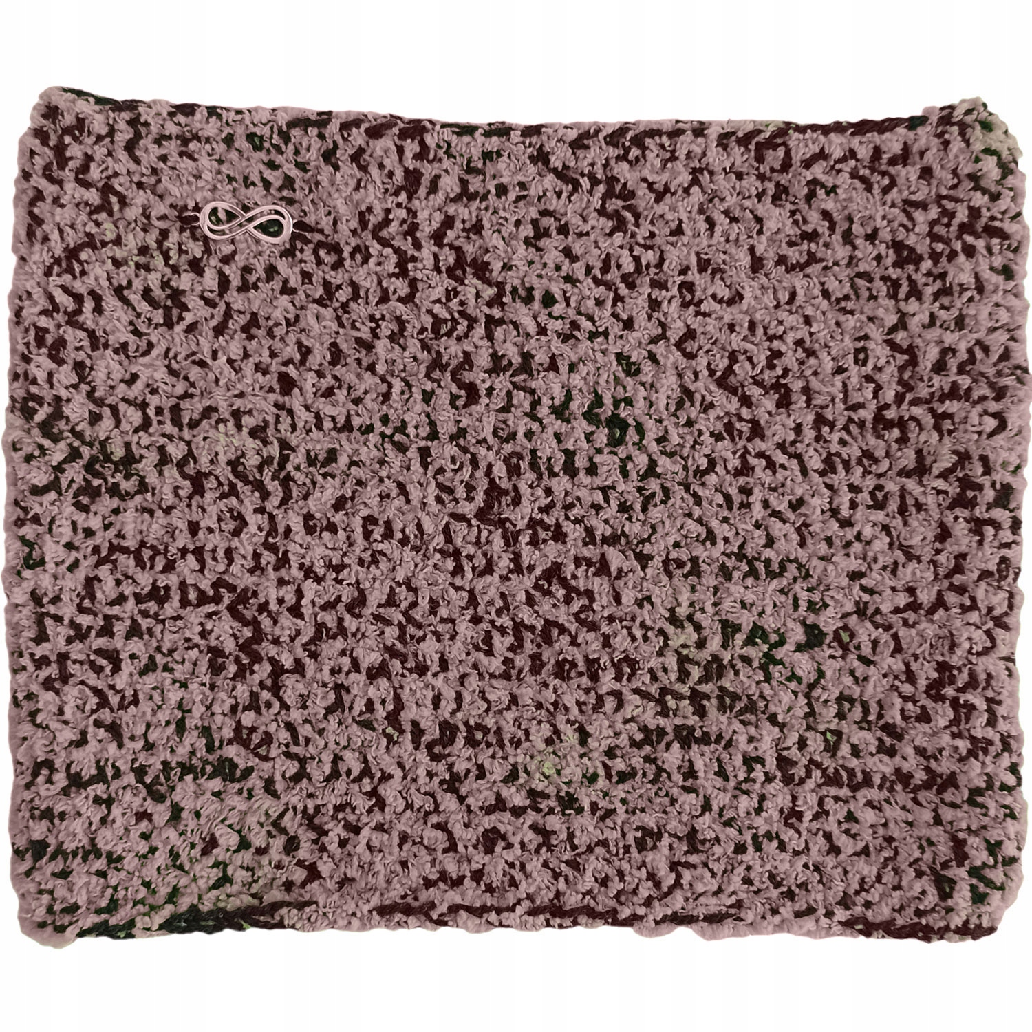 nákrčník Milu Soft handmade háček šála zelená ča
