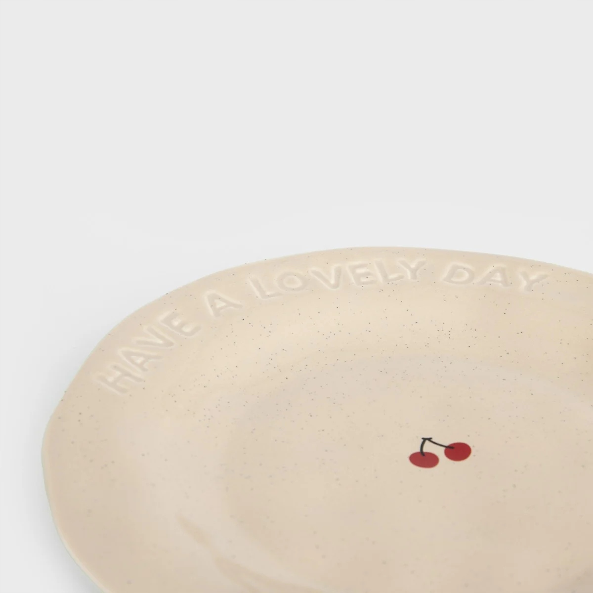 Talerz ISERNIA w wisienki 20 cm HOMLA Rodzaj talerza deserowy