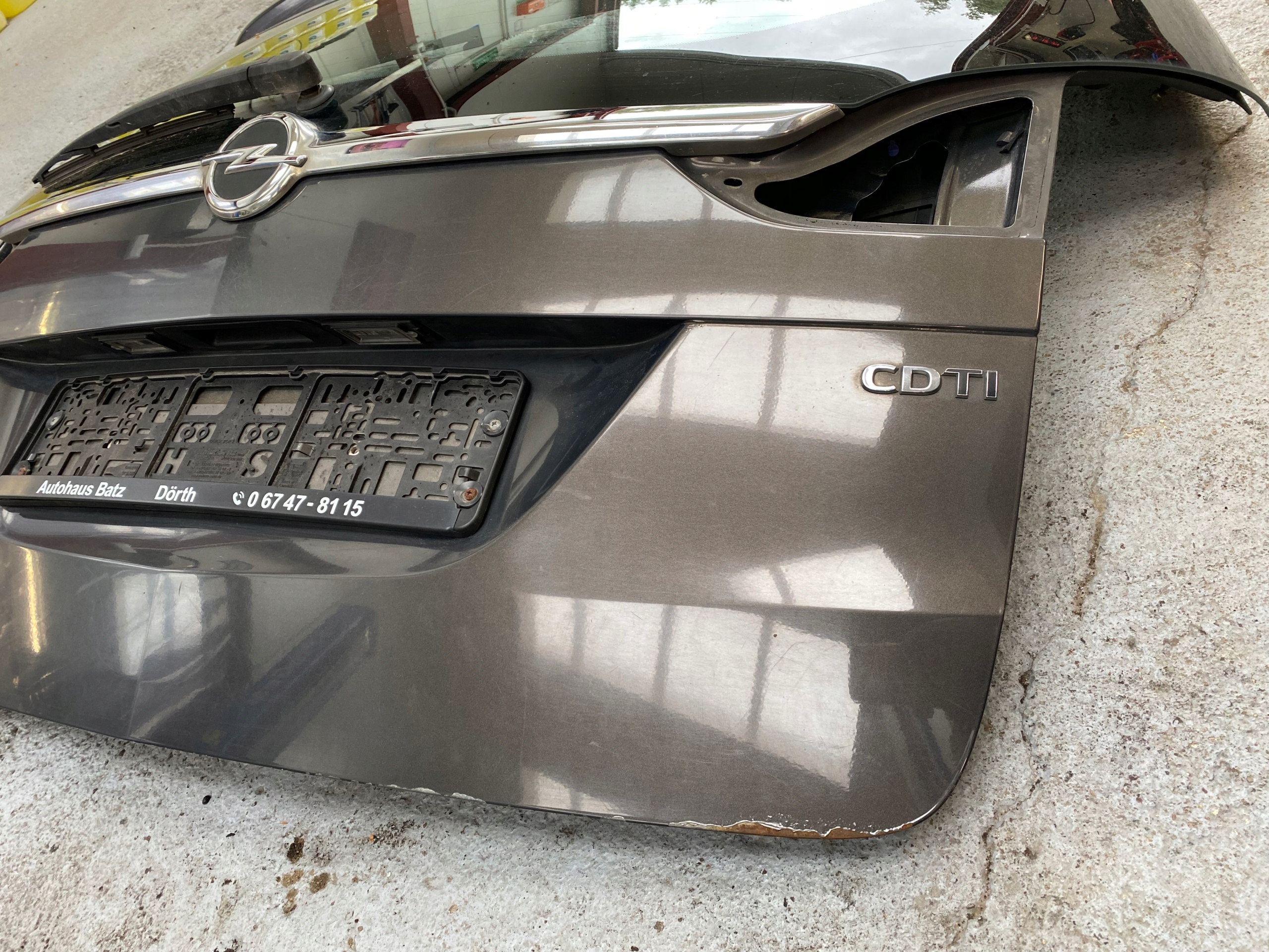 OPEL ZAFIRA C complete trunk door boot 190 EUROPA