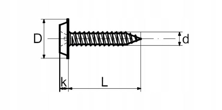 WKRĘTY BLACHOWKRĘTY METALU 4,2x32 PŁASKI ŁEB 1KG Kod producenta wkręty wp 4,2x32 1