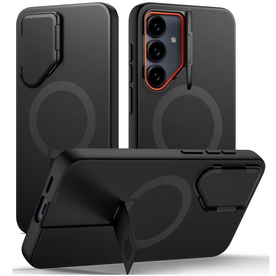 Pouzdro Suritch pro Galaxy S25 Fe, ochrana fotoaparátu pro MagSafe, stojánek na pouzdro