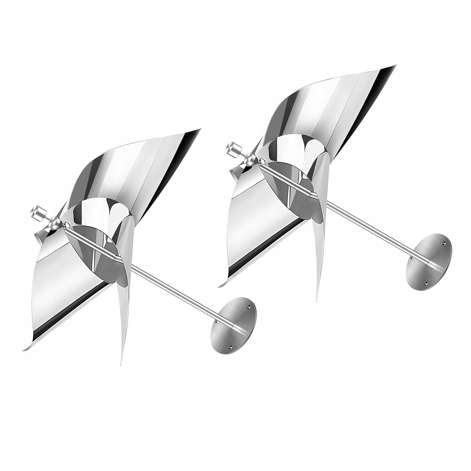 ODBLASKOWY ODSTRASZACZ PTAKÓW 2 SZT URZĄDZENIE WIRUJĄCE ZASILANE WIATREM