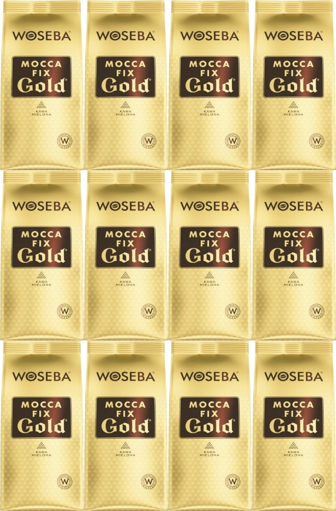 Kawa mielona Woseba Mocca Fix Gold 250g x12