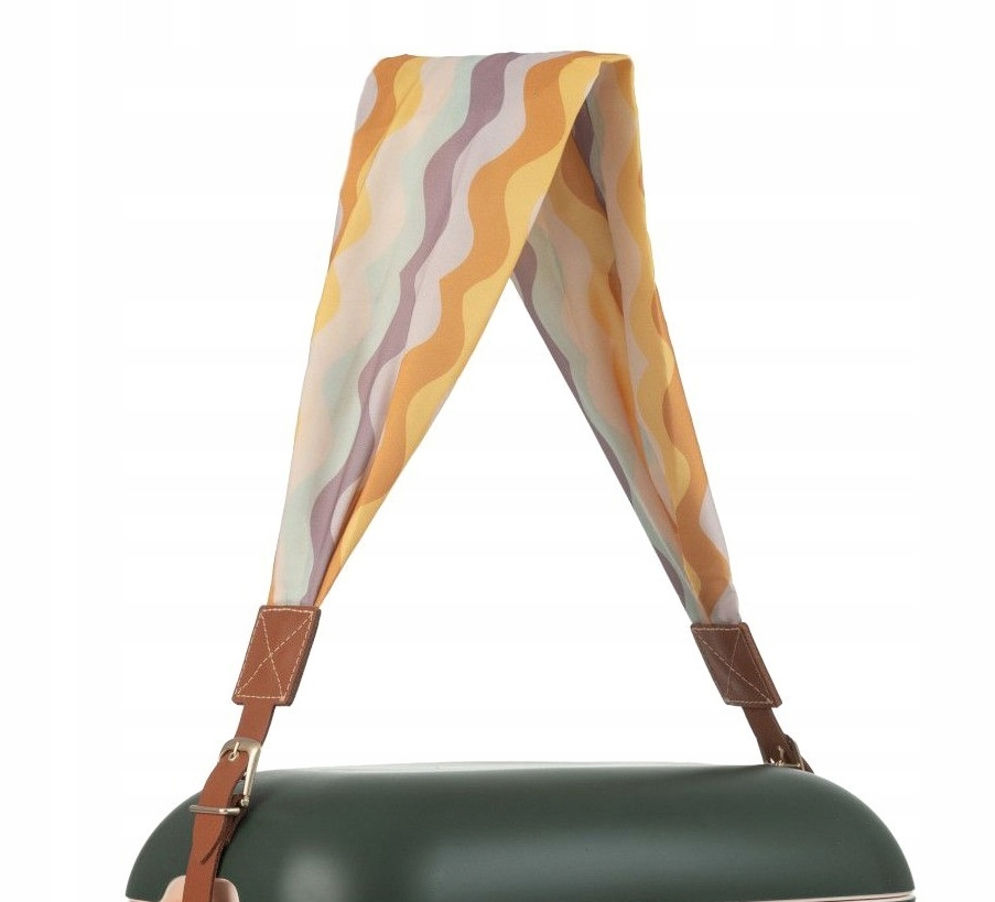 Pasek tekstylny Polarbox Waves brąz 9366