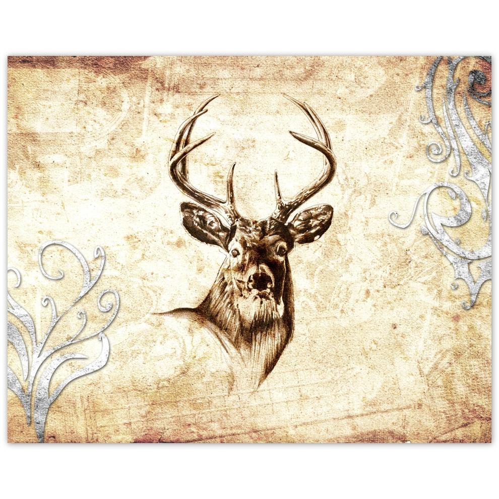 

Plakat 50x40 Łeb jelenia