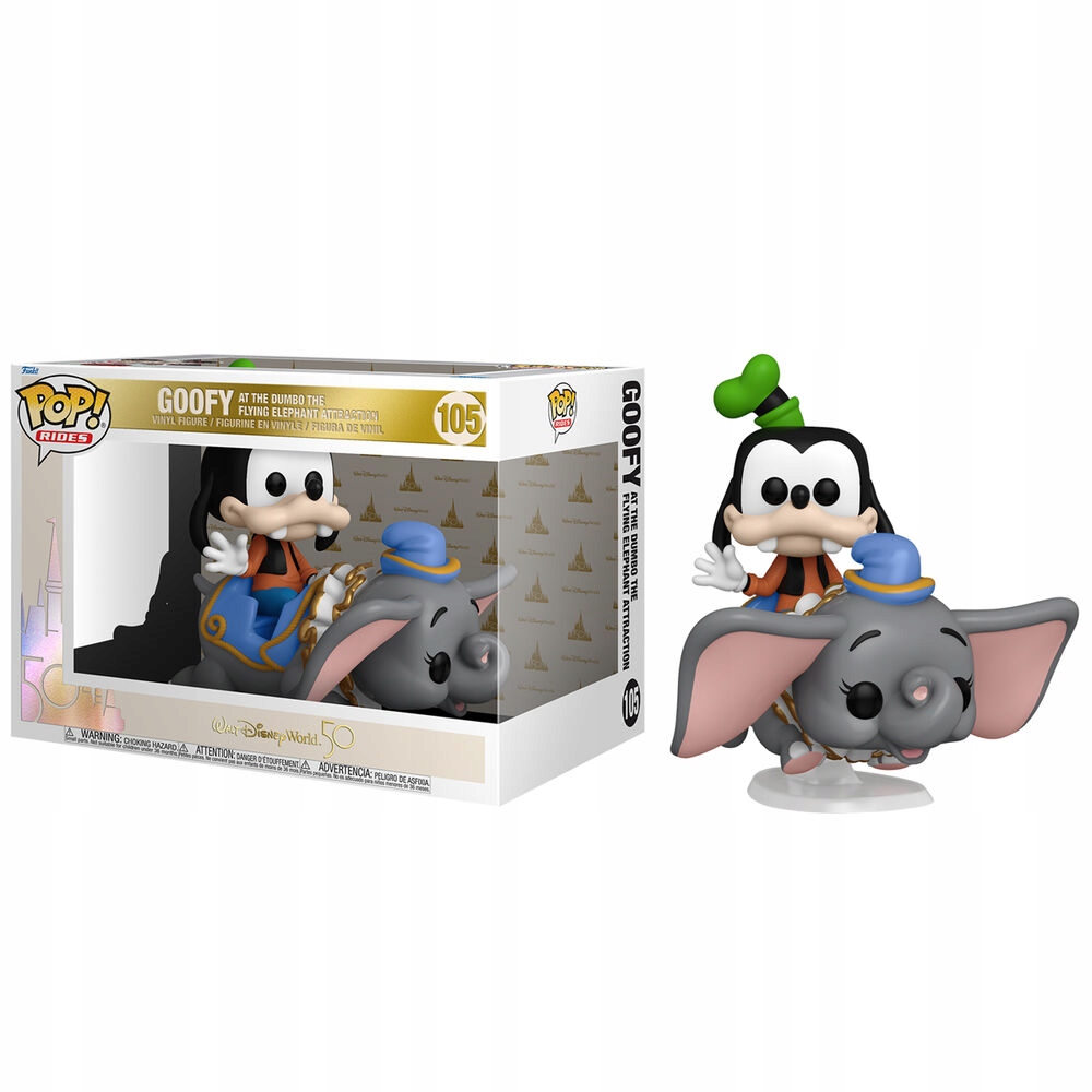 Funko Pop Rides Disney 105 Goofy At the Dumbo the Flying Elephant Figure