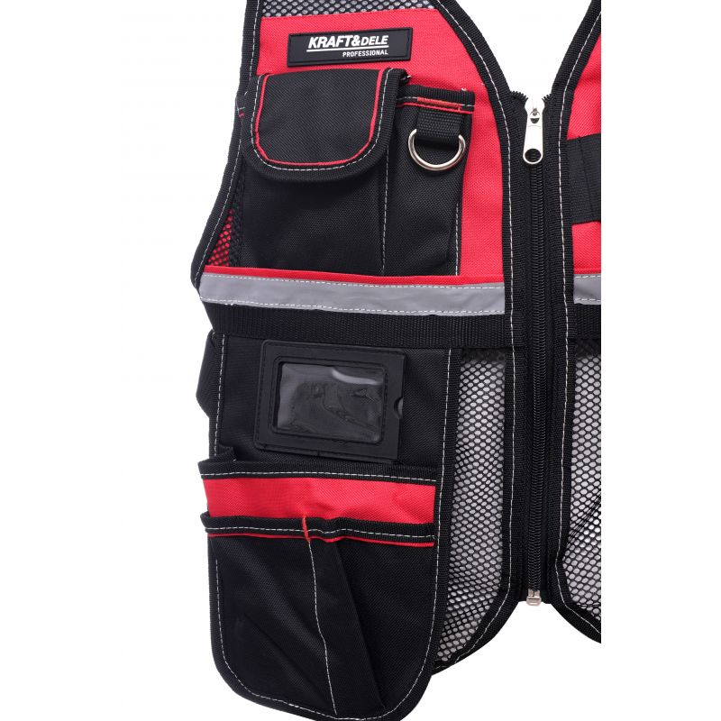 KAMIZELKA ROBOCZA MONTERSKA NA NARZĘDZIA KIESZENIE Marka Kraft&Dele