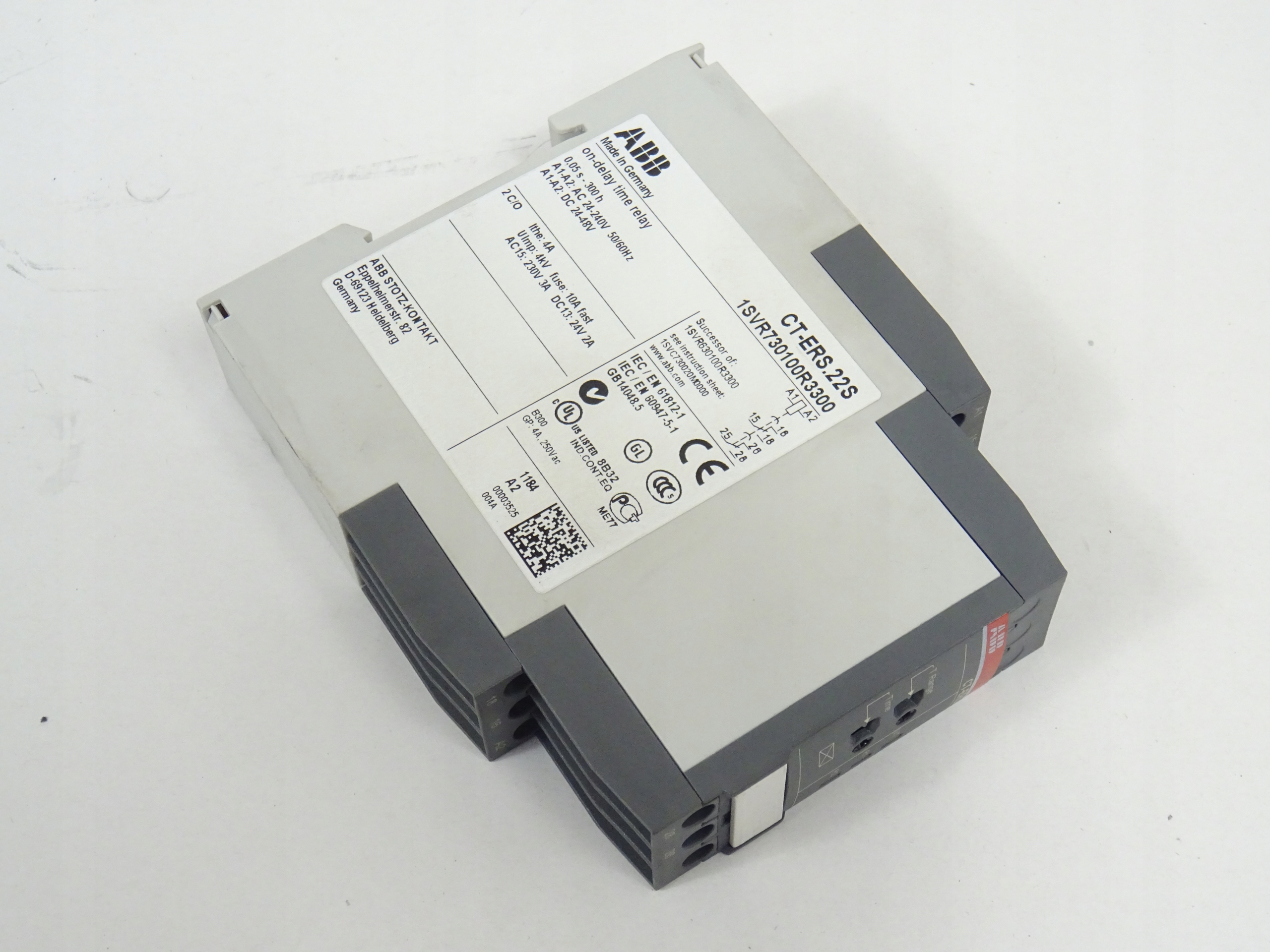 Przekaźnik czasowy ABB CT-ERS.22.S 1SVR730100R3300 Rodzaj przekaźnik