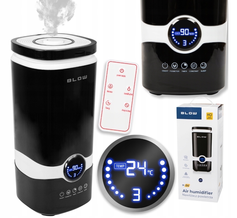 Zvlhčovač vzduchu Blow H-04 Černý 44-556#