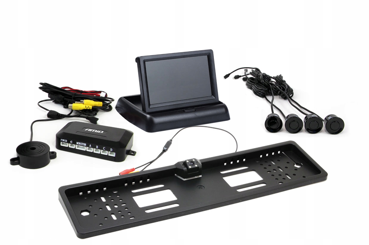 Sada cúvacej parkovacej kamery Hd monitor 4,3'' TFT02 HD-402-LED