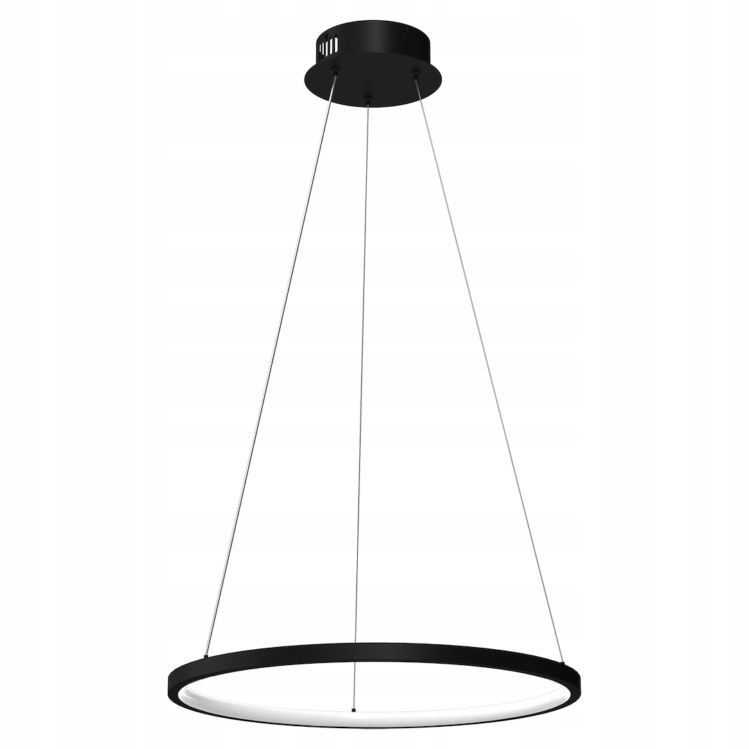 Závesná lampa Hoop čierna 27 W Led
