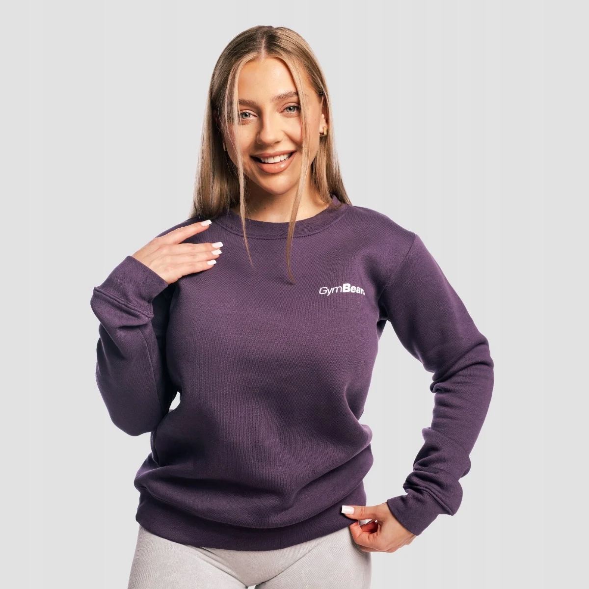 GymBeam Damska bluza Basic Obsidian S