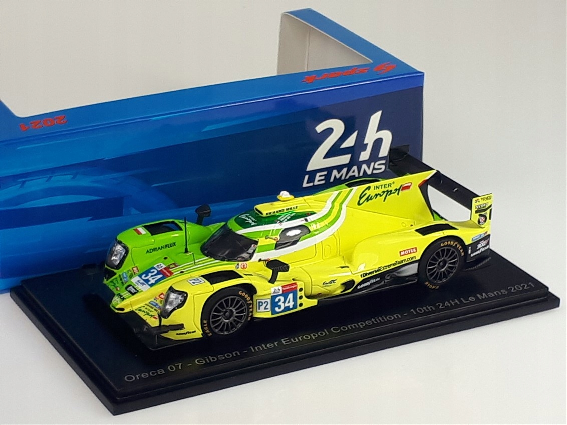 Spark Oreca 07 – Gibson Inter Europol #34 10. 24 hodin Le Mans 2021 1:43