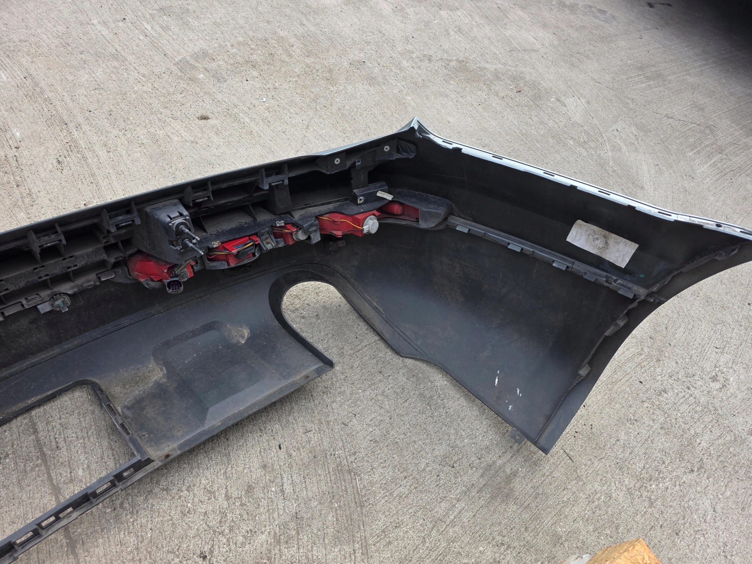 bumper rear part AUDI Q7 4L PDC towing LY7E 2005-2008