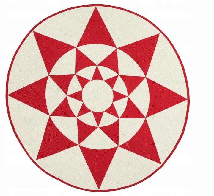 IKEA VINTERFINT Mata pod choinkę beżowy/czerwony 100 cm Marka Ikea