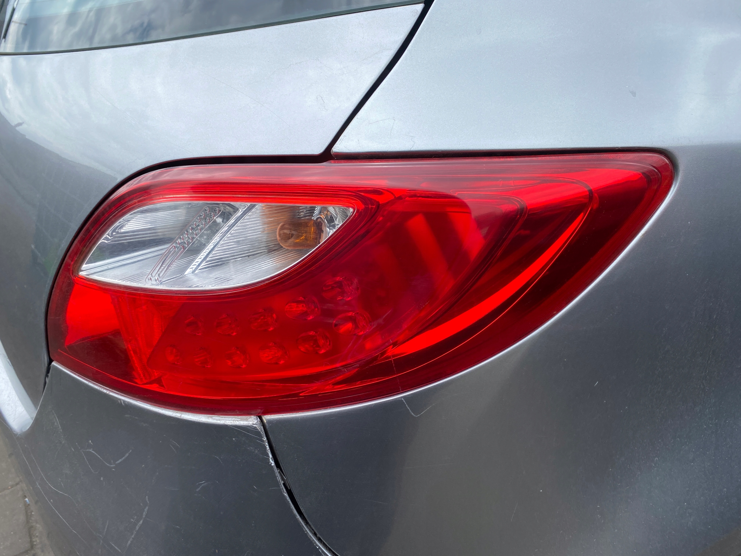 light right rear rear part Mazda 2 II 08-15