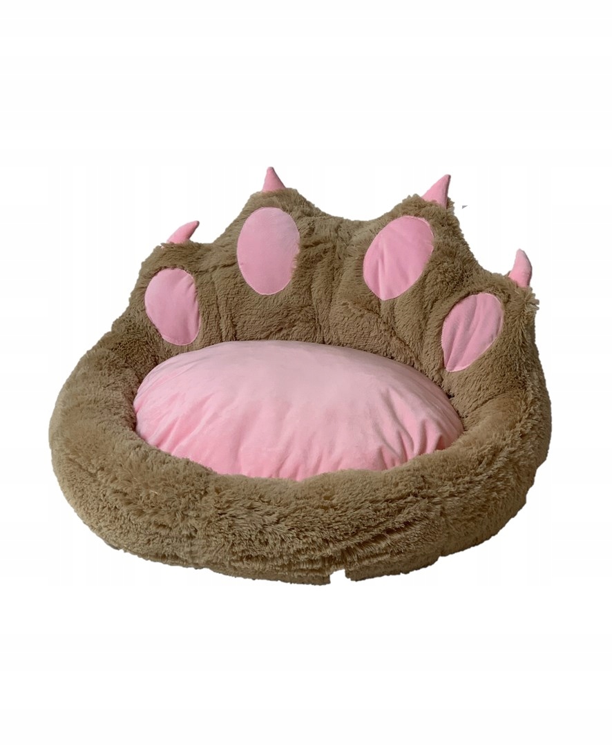 Levně Go Gift Drápy Pelíšek pro psa a kočku camel 75x75 cm