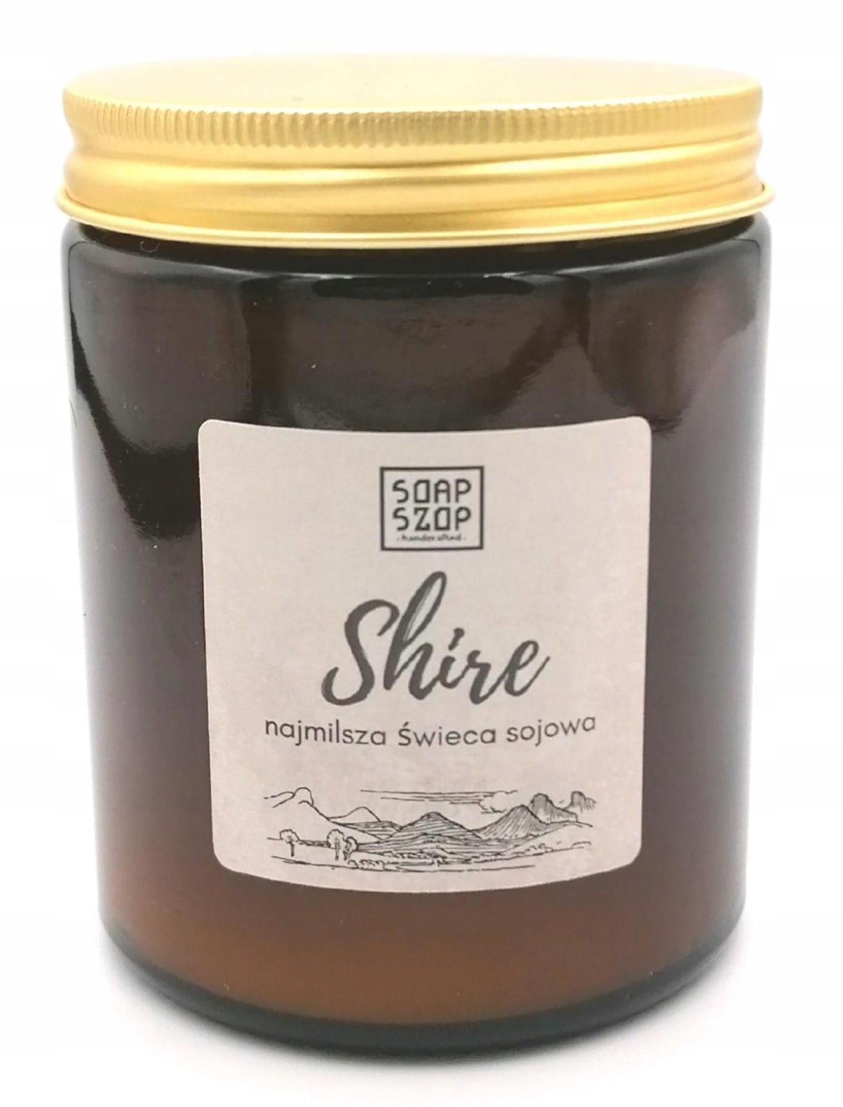 

Soap Szop Świeca sojowa Shire zapach chleb miód