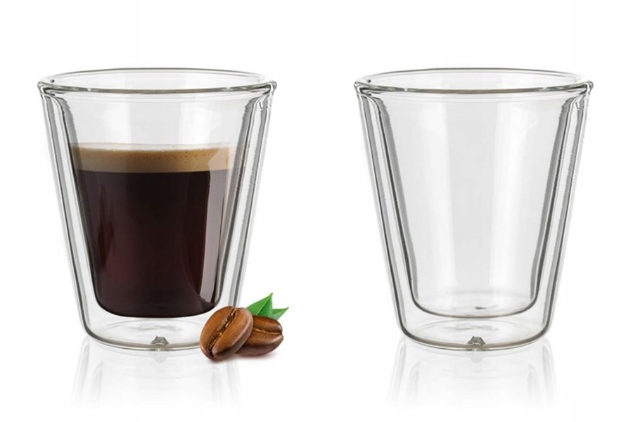 

Szklanki Termiczna Podwójną Ścianką espresso 70 ml