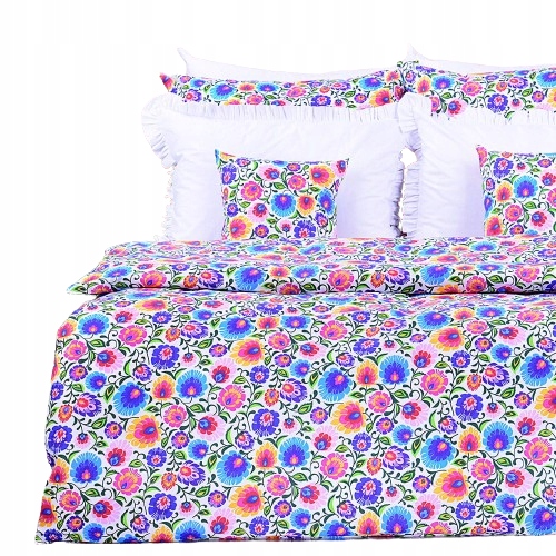 Bavlna Povlečení Povlečení Łowicki Barva Bílá 160X200 CM