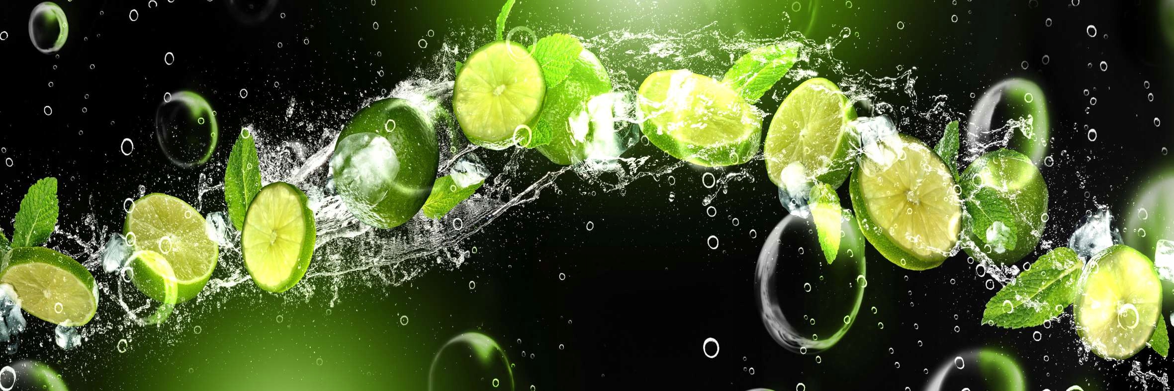 

Naklejki Do Kuchni Ścianę limonki woda Laminat
