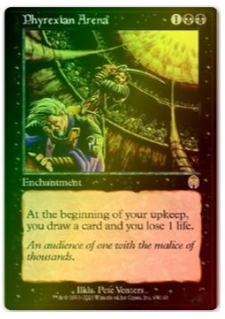 Phyrexian Arena FOIL Apocalypse SIGNED Podpisany