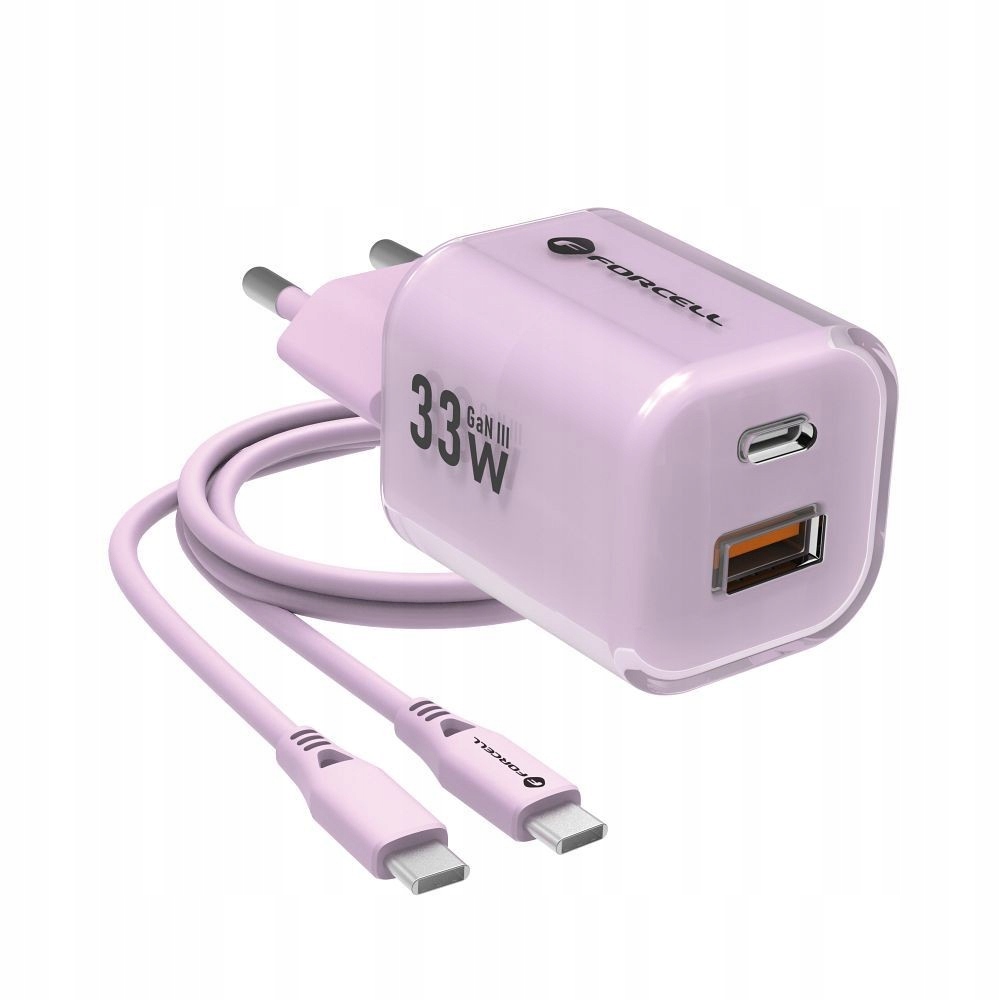 Szybka ładowarka Gan 33W 2 porty z kablem Usb-c do Motorola Moto G67 5G