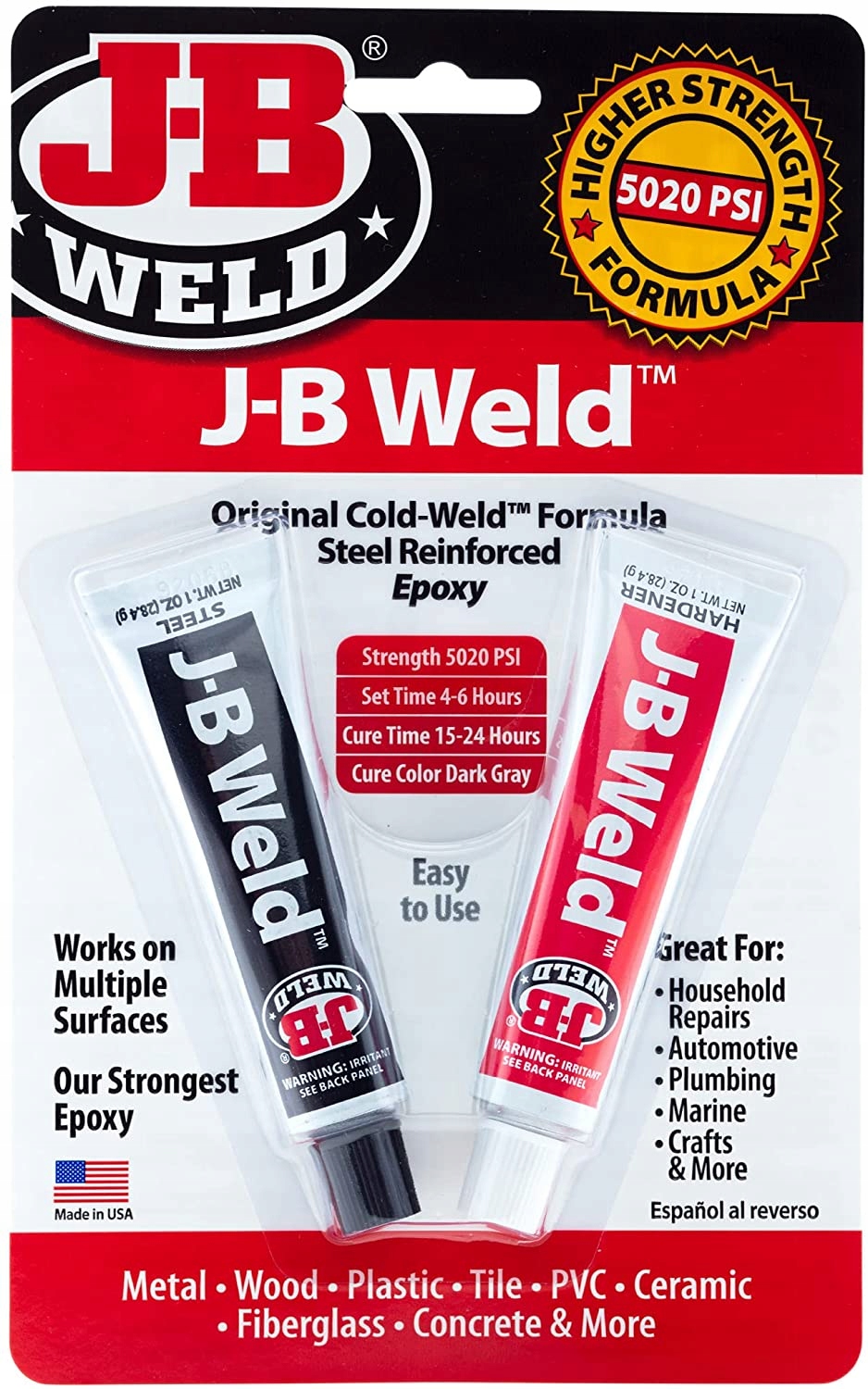 

Jb Weld Najsilniejszy klej epoksy stalowy J-b Usa
