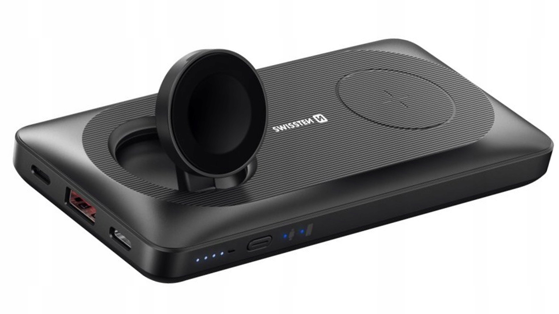 Powerbank Swissten 10000 mAh USB-A USB-C 2x ładowanie bezprzewodowe Marka Swissten