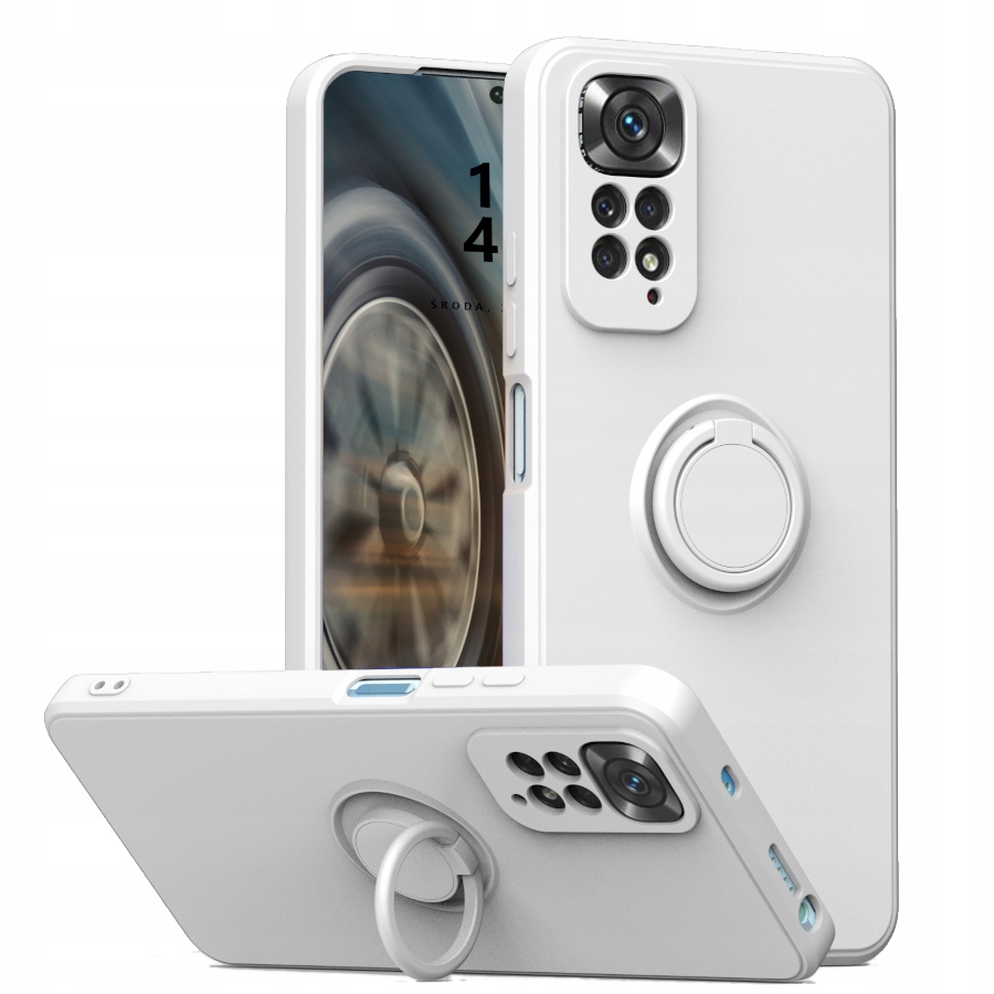 

Etui Ring Silicone Do Redmi Note 11 11S Szkło