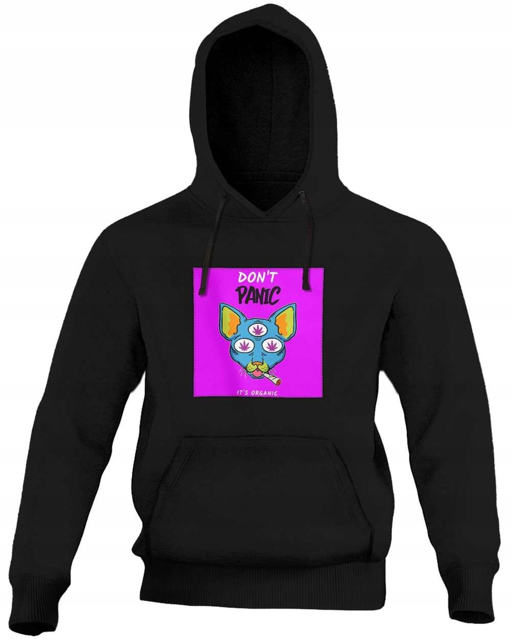 

Bluza z naszywką Don't panic is organic