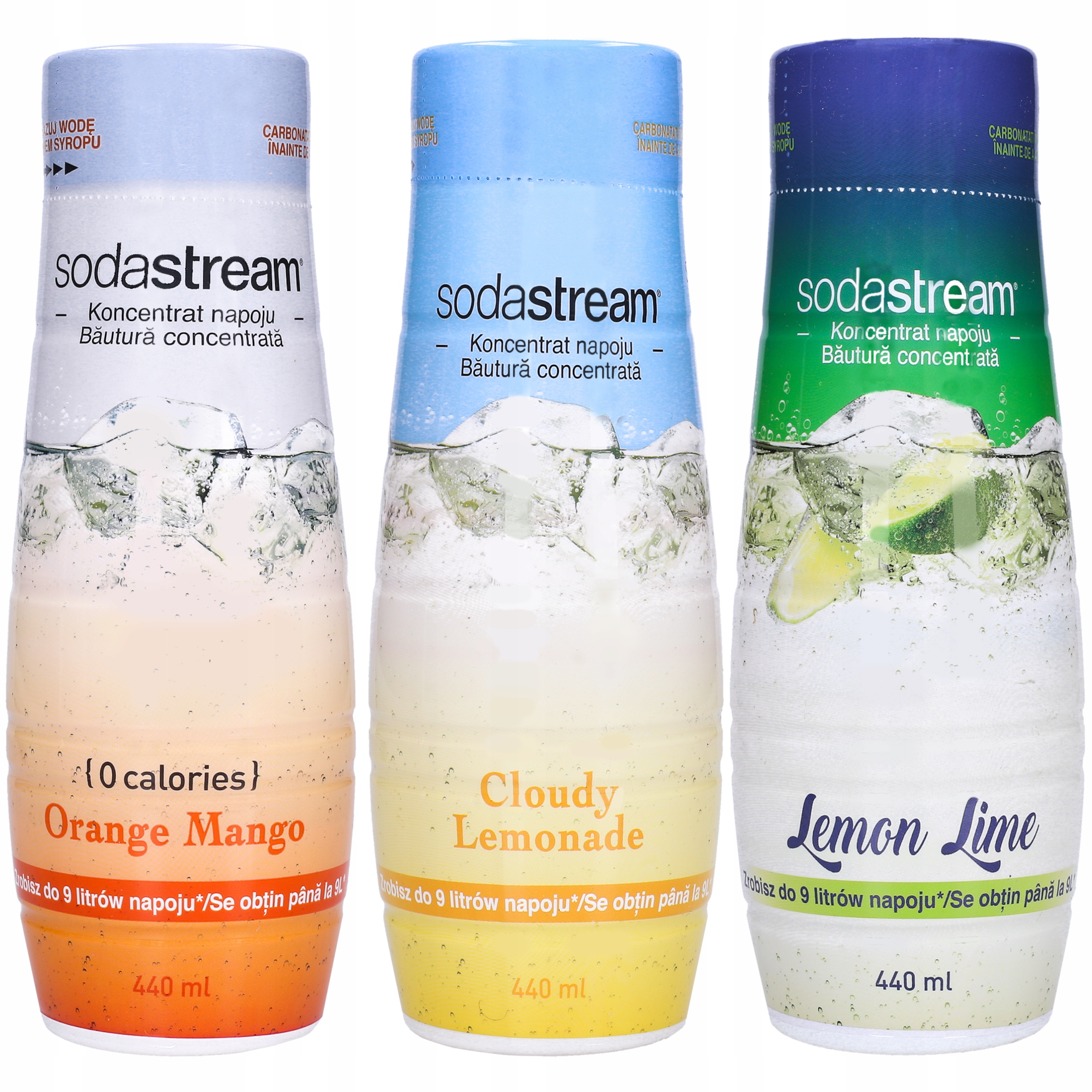 KONCENTRAT SYROP SODA STREAM MIX 3X440ML Sklep, Opinie, Cena w Allegro.pl