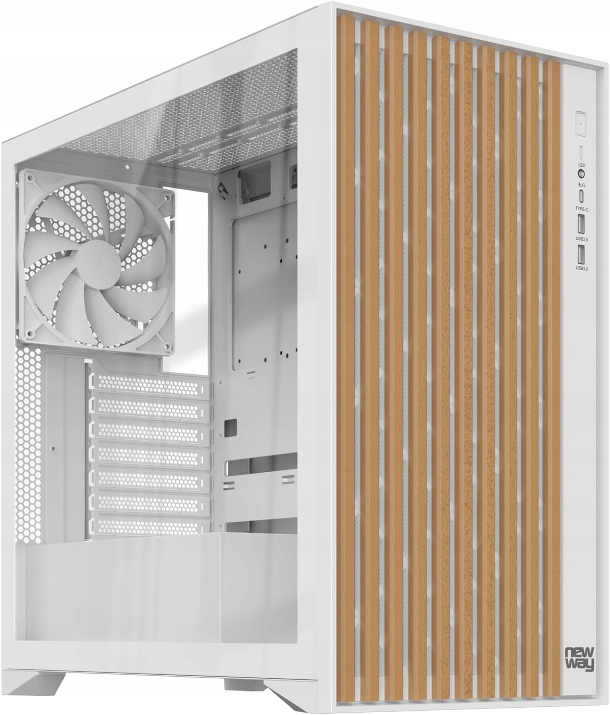Počítačová Skříň Herního Počítače Newway Je Elegantní A Výkonné Chlazení