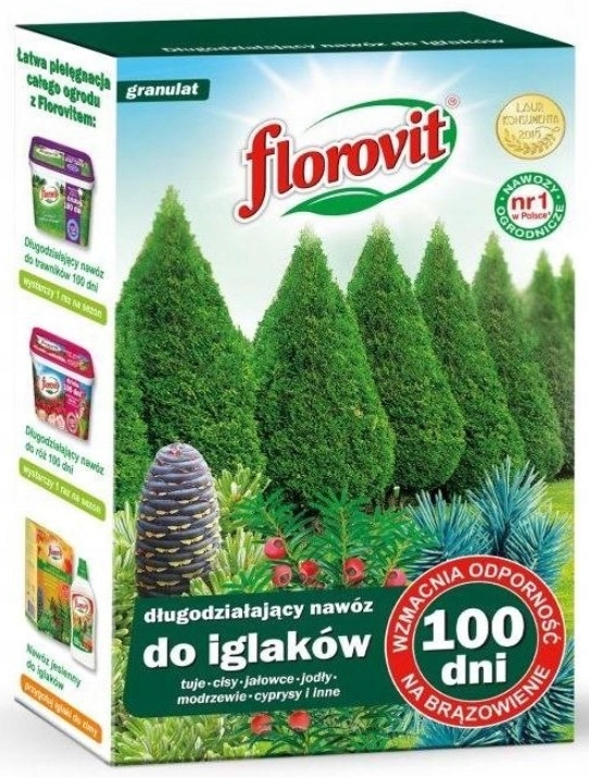 

Florovit Nawóz do iglaków granulat 100 Dni 1 kg